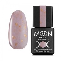 Изображение  База каучуковая для гель-лака Moon Full Leaf Rubber Base 8 мл, № 03, розовый с поталью, Объем (мл, г): 8, Вариант: 003