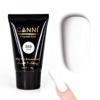 Изображение  Конструирующий гель CANNI №859 белый, 45g