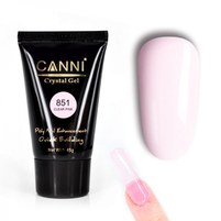 Изображение  Конструирующий гель CANNI №851 прозрачный розовый, 45g