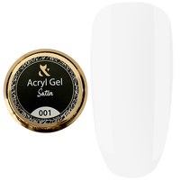 Изображение  Акрил-гель для ногтей FOX Acryl Gel Satin 30 мл № 001, Объем (мл, г): 30, Вариант: 001