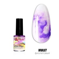 Изображение  Акварельные черныла для дизайна ногтей Nails Molekula 6 мл, VIOLET