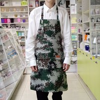 Изображение  Фартук для мастера маникюра, парикмахера YRE камуфляжный