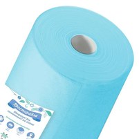 Изображение  Простыни Doily 0,8х100 м (1 рул) голубой, Размер простыни: 80 см * 100 м, Вариант: Blue