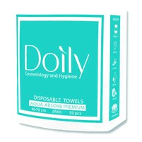 Зображення  Рушники в пачці COMPACT AQUA Absorb Doily 40х70 см (50 шт/пач) з целюлози 50 г/м2 гладка