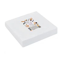 Изображение  Салфетки в пачке Panni Mlada™ 20х20 см (100 шт/пач) из спанлейса 40 г/м2 сетка