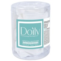 Изображение  Салфетки AQUA Absorb 5х5 см Doily (400 шт в тубусе) из целлюлозы 50 г/м2