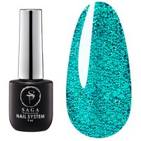 Изображение  Гель-лак светоотражающий Saga Fiery Gel №07, 9 мл, Объем (мл, г): 9, Вариант: 07