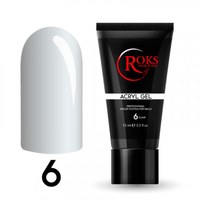 Изображение  Акрил гель для ногтей Roks Acryl gel 15 мл, № 6, Объем (мл, г): 15, Вариант: 006