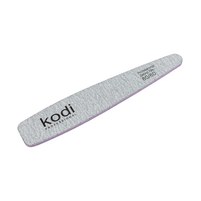 Зображення  №110 Пилка для нігтів Kodi конусна 80/80 (колір: сірий, розмір: 178/32/4), Абразивність: 80/80