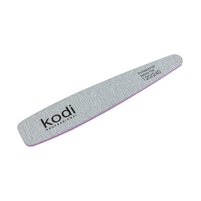 Зображення  №120 Пилка для нігтів Kodi конусна 120/240 (колір: сірий, розмір: 178/32/4), Абразивність: 120/240