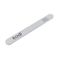 Зображення  №142 Пилка для нігтів пряма Kodi 120/240 (колір: світло-сірий, розмір: 178/19/4), Абразивність: 120/240