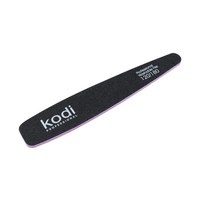 Зображення  №64 Пилка для нігтів Kodi конусна 120/180 (колір: чорний, розмір: 178/32/4), Абразивність: 120/180