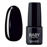 Изображение Гель лак BABY Moon Midnight №007 глубокий черный, 6 мл, Объем (мл, г): 6, Вариант: 007
