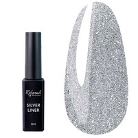 Изображение  Лайнер ReformA Gel Polish Silver Liner, 8 мл, Объем (мл, г): 8, Вариант: Silver