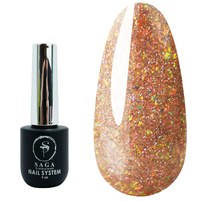 Изображение  Гель-лак светоотражающий SAGA Fiery Gel №20 золотой, 9 мл, Объем (мл, г): 9, Вариант: 20