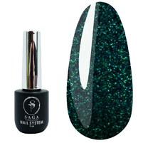 Изображение  Гель-лак светоотражающий SAGA Fiery Gel №23 изумрудный, 9 мл, Объем (мл, г): 9, Вариант: 23