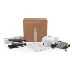 Изображение  Nail drill BUCOS KRYPTON XPS-400 65W/40000 rpm, White/Purple