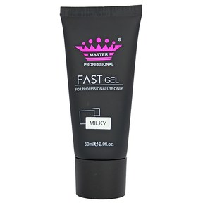Изображение  Acrylic gel, polygel Master Professional Fast Gel 60 ml, Milky, Volume (ml, g): 60, Options: milky