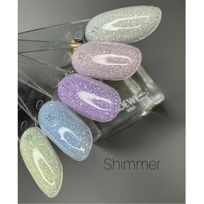 Зображення 2 База для гель-лаку Saga Shimmer Base New №12 молочний із шиммером, 15 мл, Об'єм (мл, г): 15, Колір: 12