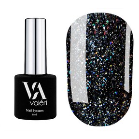 Изображение  Top reflecting without a sticky layer Valeri Top reflecting Silver Flash, 6 ml, Volume (ml, g): 6, Color No.: Silver