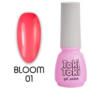 Изображение  Gel polish Toki-Toki Bloom BM01 coral, 5 ml, Volume (ml, g): 5, Color No.: BM01