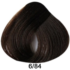 Зображення  Фарба для волосся Brelil Prestige 6/84 світлий шатен шоколадний паприка, 100 мл, Об'єм (мл, г): 100, Цвет №: 6/84