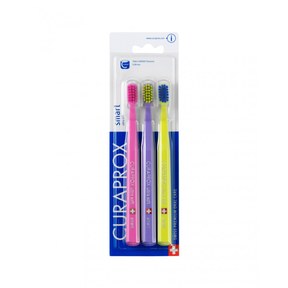 Зображення 5 Набір зубних щіток Curaprox Ultra Soft CS Smart D 0.08 мм рожева, фіолетова, жовта 