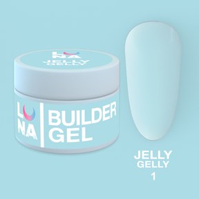 Изображение  Gel-jelly for nails LUNAMoon Jelly Gelly No. 1, 15 ml, Volume (ml, g): 15, Options: 1, Color: Transparent