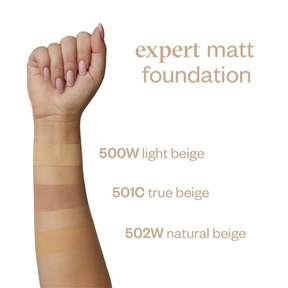 Изображение 3 Toning 3in1 face mousse Paese Expert Matte Foundation 500W Light Beige, 30 ml, Volume (ml, g): 30, Color: 500W