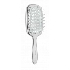 Зображення 2 Щітка масажна для волосся Janeke Superbrush Luxe Silver&White CRSP230 BIA срібна з білим