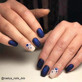 Изображение 5 Гель-лак Kira Nails Cat Eye №008 (насыщенный синий, магнитный), 6 мл, Цвет: 008