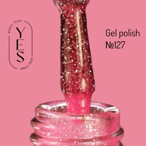 Изображение  YES Gel polish No.127, 6 ml, Volume (ml, g): 6, Color: 127