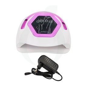 Изображение 2 Manicure UV-lamp Sun M&J 13 (16 red diodes) 288 W pink