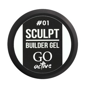 Зображення  Моделюючий гель для нігтів GO Active SCULPT Builder Gel 12 мл №01