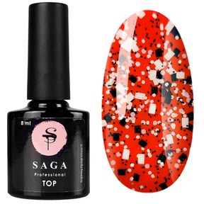 Изображение  Top for gel polish without a sticky layer Saga Professional Top Geometry No. 01, Color No.: 1