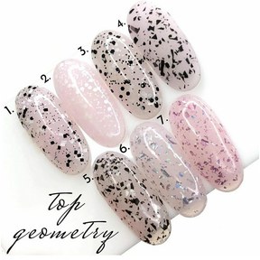 Изображение 2 Top for gel polish without a sticky layer Saga Professional Top Geometry No. 01, Color No.: 1