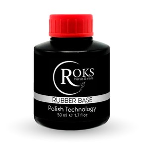 Зображення  База для гель-лаку Roks Rubber Base, 50 мл, Об'єм (мл, г): 50