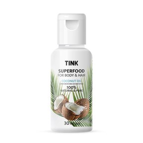 Изображение  Кокосовое масло косметическое Coconut Oil Tink 30 мл