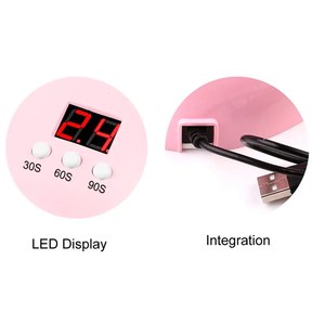 Зображення 8 Лампа для нігтів та шелаку Toki Toki Mini UV LED 36 Вт USB