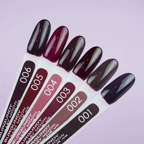 Изображение 3 Gel polish BABY Moon Burgundy No. 003 chocolate-cherry, 6 ml, Volume (ml, g): 6, Options: 3