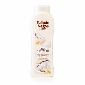 Изображение  Shower gel Tulipan Negro Delicate coconut, 650 ml