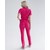 Изображение 2 Women's medical overalls Dallas pink with gray stitching s. 50, "WHITE ROBE" 127-337-715, Size: 50, Color: pink