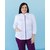 Изображение 3 Медицинский костюм женский Сакура белый-фиолетовый +SIZE р. 56, "БЕЛЫЙ ХАЛАТ" 317-346-679, Размер: 56, Цвет: белый-фиолетовый