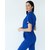 Изображение 3 Women's medical overalls Dallas electrician with blue stitching s. 50, "WHITE ROBE" 127-334-715, Size: 50, Color: electrician