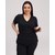 Изображение 3 Women's medical suit Rio black +SIZE s. 56, "WHITE ROBE" 346-321-704, Size: 56, Color: black