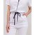 Изображение 5 Women's medical overalls Dallas white with purple stitching s. 50, "WHITE ROBE" 127-324-715, Size: 50, Color: white