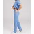 Изображение 8 Women's medical suit Denver blue s. 46, "WHITE ROBE" 429-333-679, Size: 46, Color: blue light