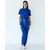 Изображение 8 Women's medical overalls Dallas electrician with blue stitching s. 50, "WHITE ROBE" 127-334-715, Size: 50, Color: electrician