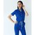 Изображение 9 Women's medical overalls Dallas electrician with blue stitching s. 50, "WHITE ROBE" 127-334-715, Size: 50, Color: electrician