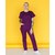 Изображение  Women's medical suit Jasmine purple s. 40, "WHITE ROBE" 132-335-709, Size: 40, Color: violet